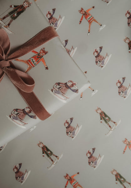SET OF 3 PSC WINTER JOYS wrapping paper