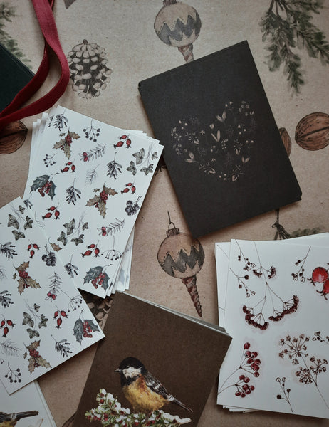 Heart of flowers/small flat card