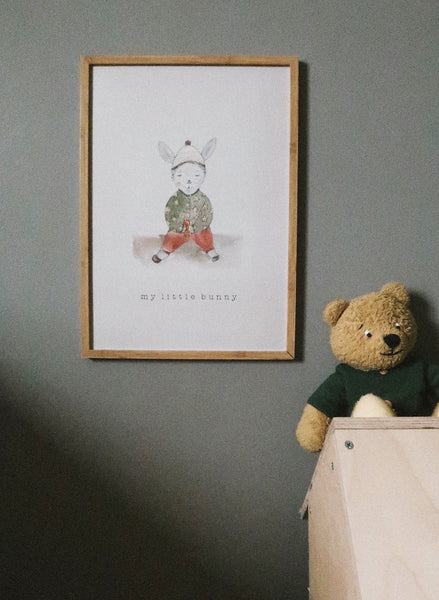 Little bunny ART PRINT/wall decor