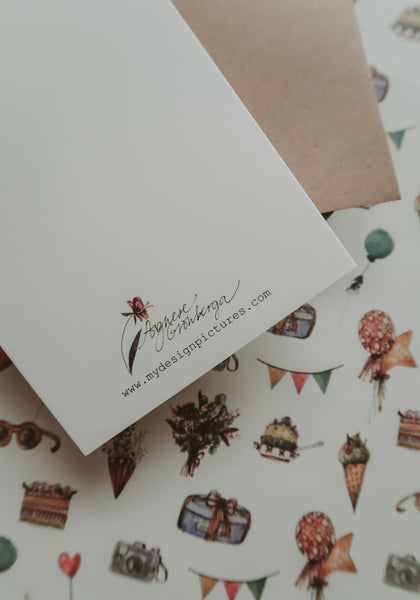 Birthday bunny, postcard