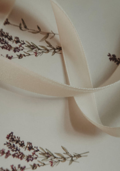 Velvet ribbon PURE WHITE length 2.5m/width 16mm