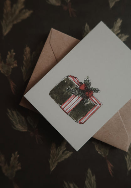 Christmas gift/small flat card