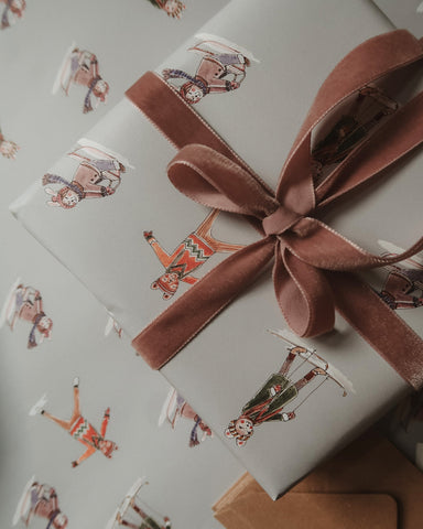 WINTER JOYS wrapping paper