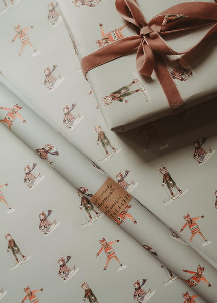 WINTER JOYS wrapping paper