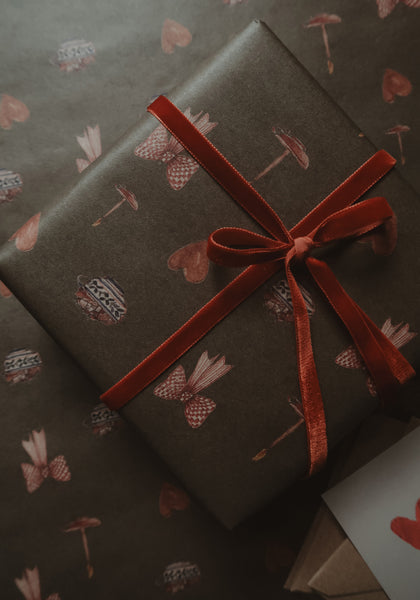 SET OF 3 PSC CHRISTMAS MOOD kraft wrapping paper