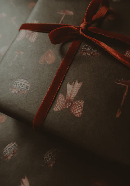SET OF 3 PSC CHRISTMAS MOOD kraft wrapping paper