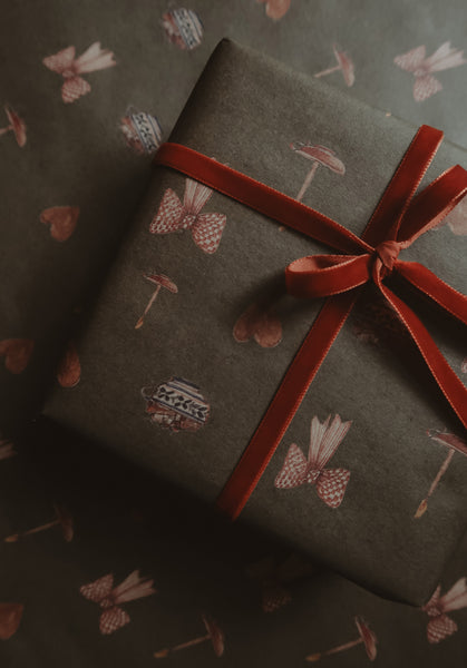 SET OF 3 PSC CHRISTMAS MOOD kraft wrapping paper