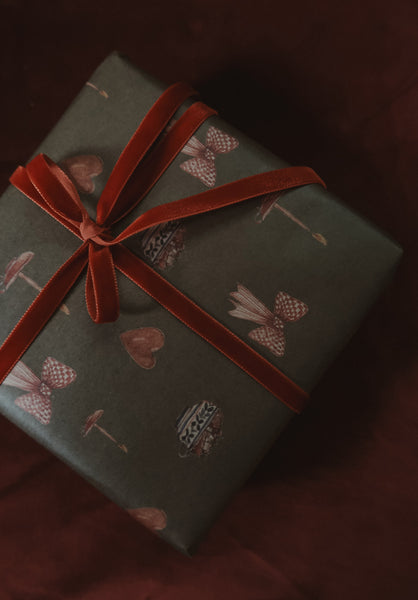 SET OF 3 PSC CHRISTMAS MOOD kraft wrapping paper