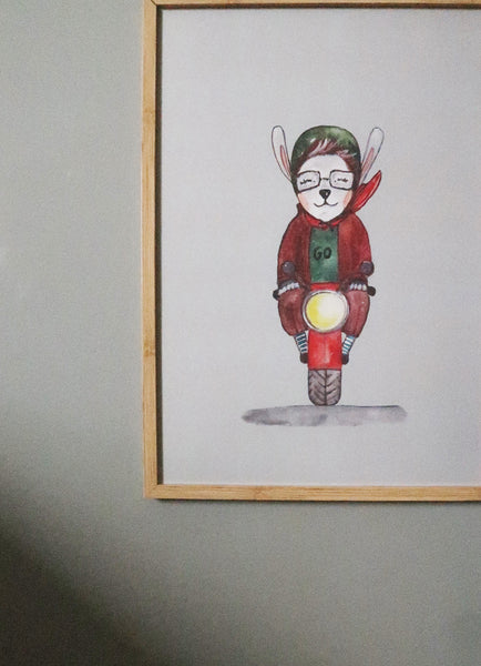 Bunny ART PRINT/wall decor