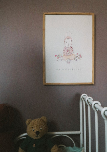 Bunny girl ART PRINT/wall decor