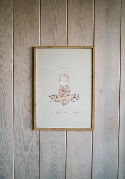 Bunny girl ART PRINT/wall decor