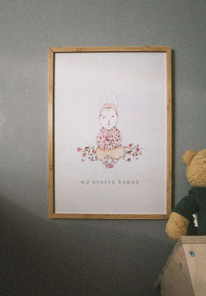 Bunny girl ART PRINT/wall decor
